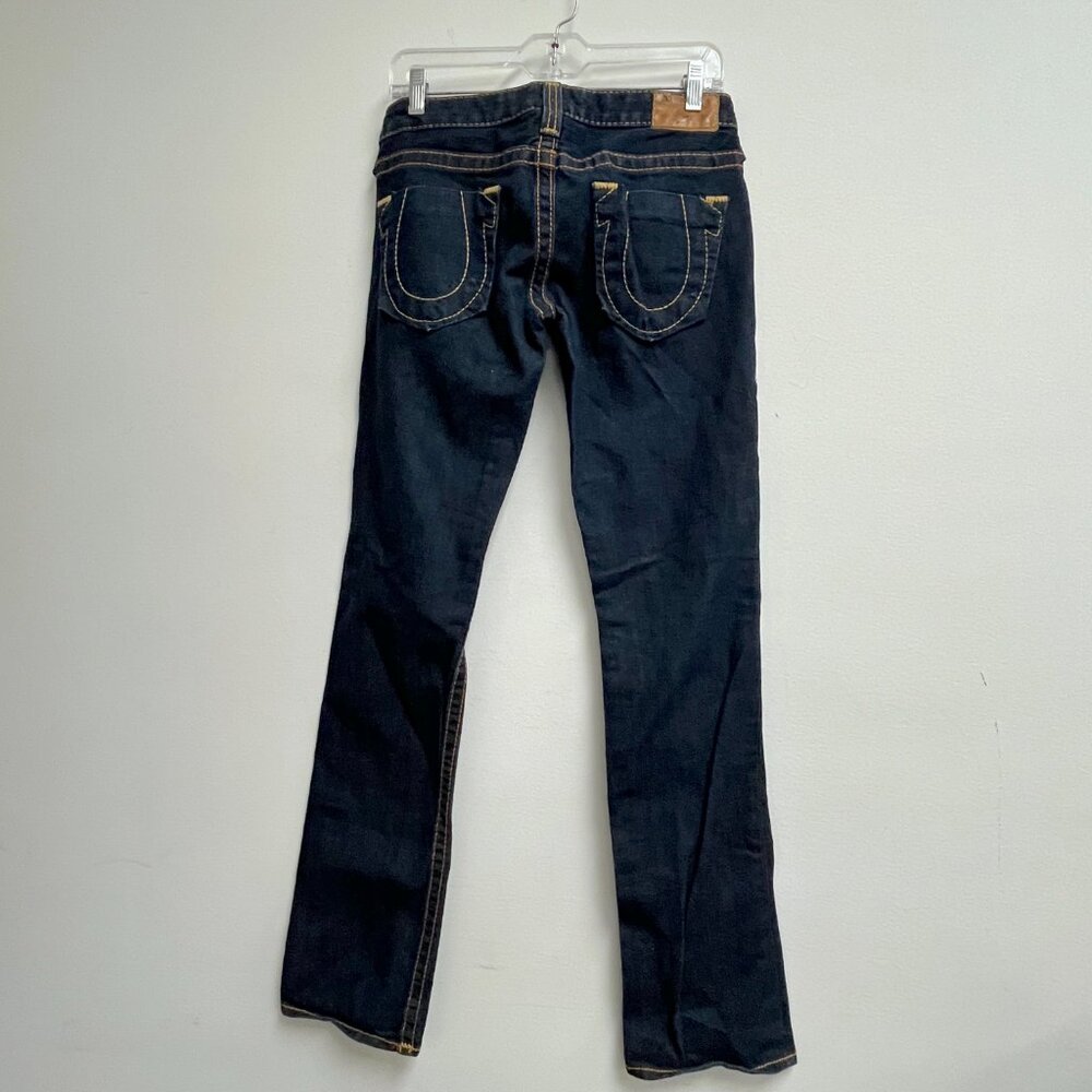 true religion jeans 27 vintage like new dark blue denim